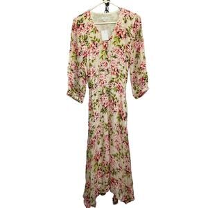 NWT J.Jill Dress MIDI Floral Size Medium